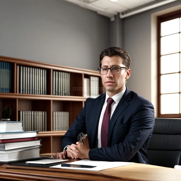 Abogado asesorando a clientes en propiedad